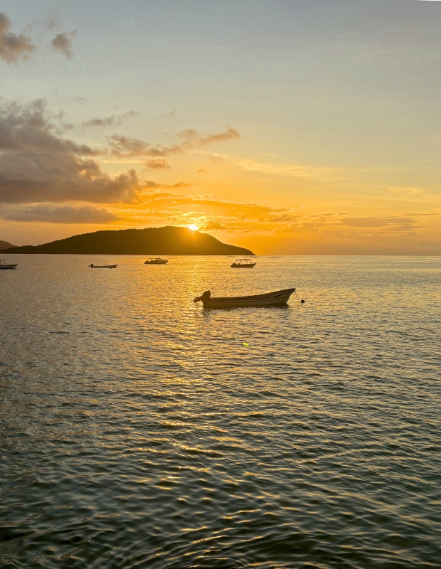 Sunset on Nacula Island